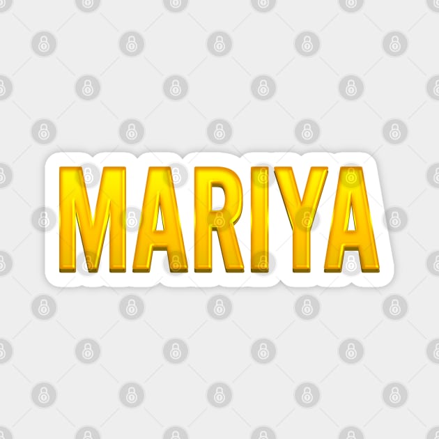 Mariya Name Magnet by xesed