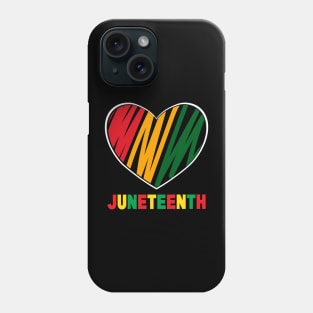 Juneteenth Flag Proud African American Phone Case