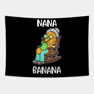 Nana Banana Funny Banana Gift Tapestry