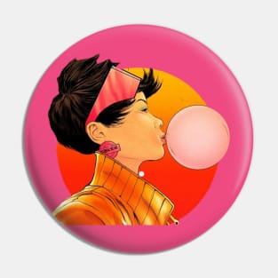 bubble girl Pin