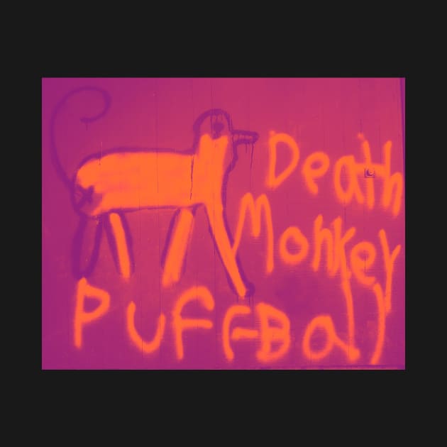 Death Monkey Puffball Magenta by Death Monkey Puffball