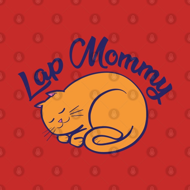 Lap Mommy (orange cat) by mcillustrator