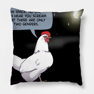 No one can hear you scream chicken Pillow