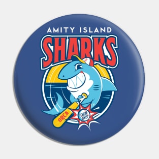 Sharks Baseball Pin