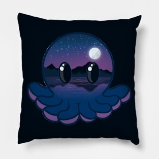 Octopus Landscape Pillow