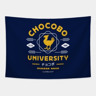 Chocobo University Emblem Tapestry