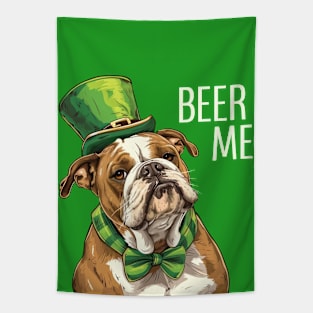 Bulldog Brews: A St. Patrick's Day Celebration Tapestry