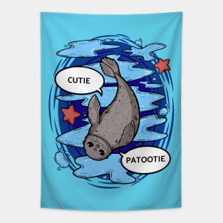 Cute Seal Tapestry