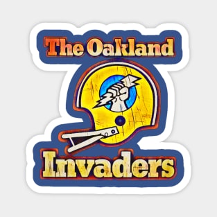 The Oakland Invaders Football Magnet