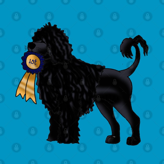 Tristan the Cheeky Portuguese Water Dog by SkyeElizabeth