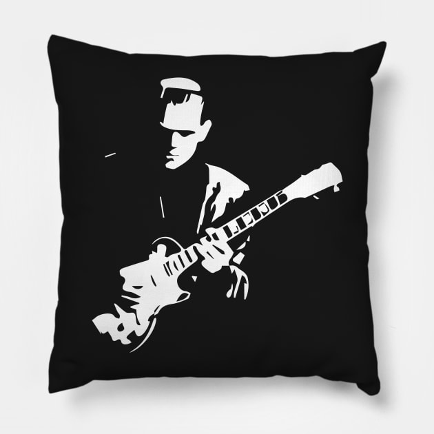 Frankenstein Rocks Pillow by horrorshirt