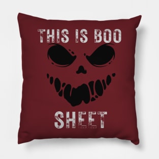 This Is Boo Sheet Ghost Retro Halloween Costume Pillow