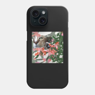 Happy Jack Cat and the Christmas Cactus Phone Case