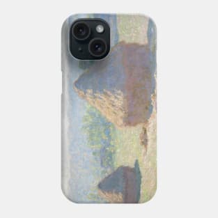 Haystacks, End of Summer by Claude Monet Phone Case