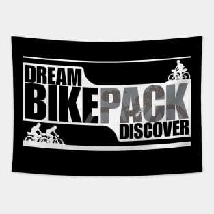 Dream Bikepack Discover Grey on Dark Color Tapestry