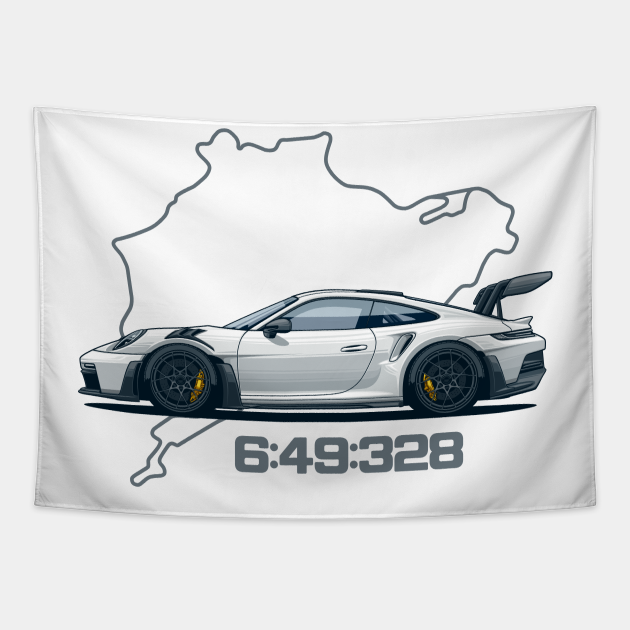 992 GT3 RS nordschleife record Porsche Tapestry TeePublic