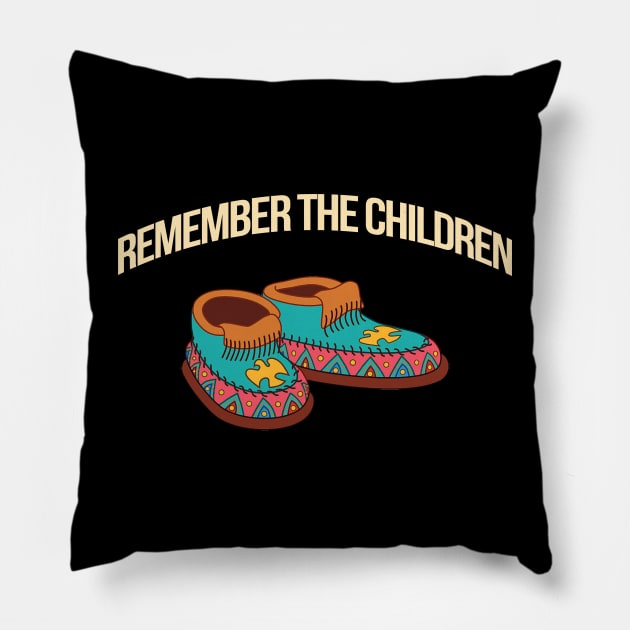 Remember Children Who Never Make It Home Orange Day Pillow by joneK