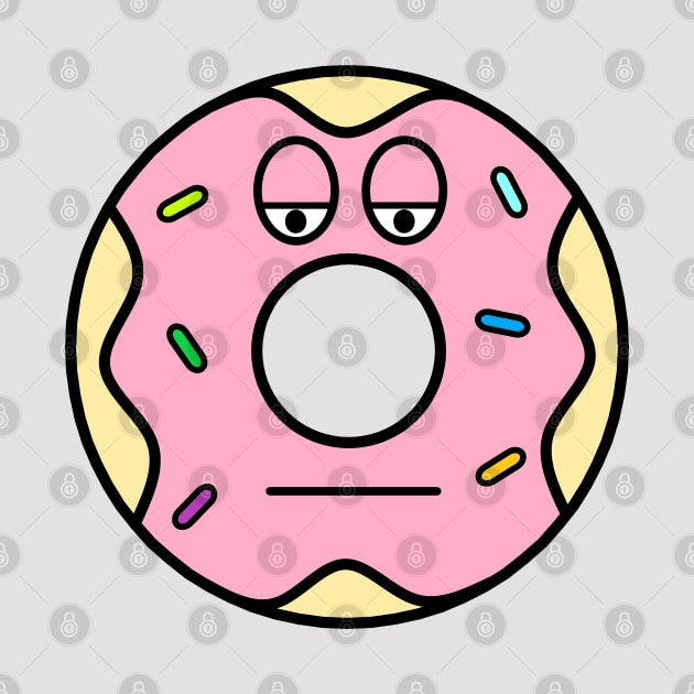 The Unamused Donut by Bubba Creative