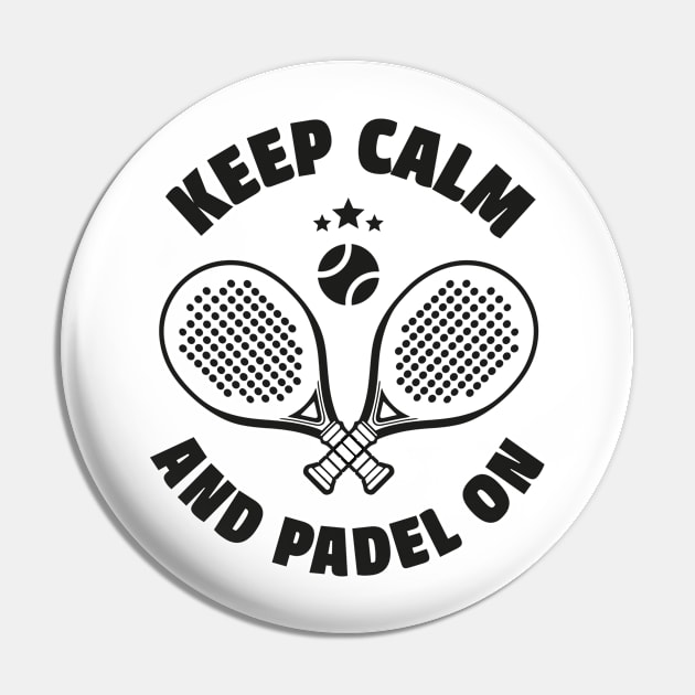 Padel-Tennis Pin by Delicious Art