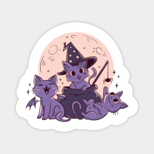 Cute Halloween Cats Magnet