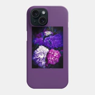 Purple Pink Flowers Garden Phone Case