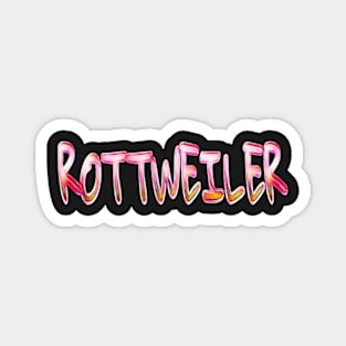 Rottweiler hat design Magnet