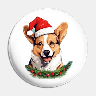 Pembroke Welsh Corgi Christmas Pin