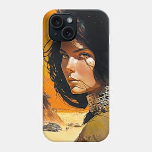 We Are Floating In Space - 75 - Sci-Fi Inspired Retro Artwork Phone Case