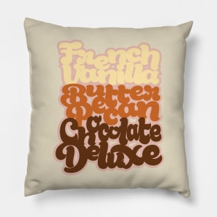 French Vanilla Butter Pecan Chocolate Deluxe Pillow