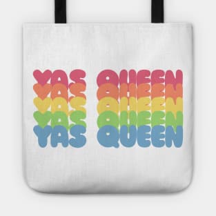 YAS QUEEN Slogan Tee / Typographic Design Tote