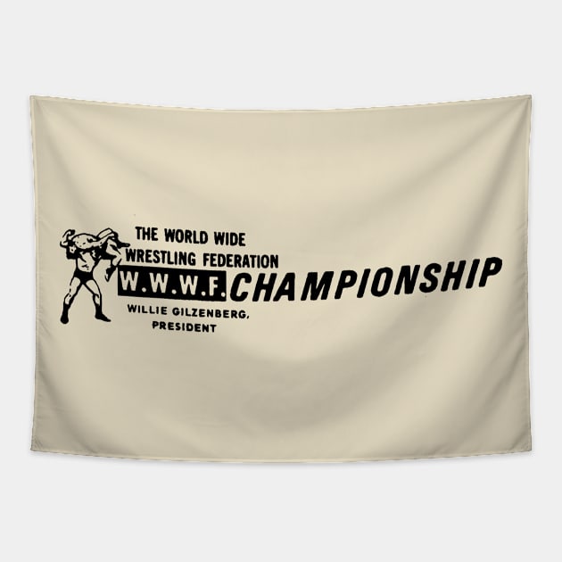 WWWF Championship (Pre-WWE) Tapestry by Shane-O Mac's Closet