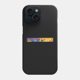 illustration based on the colors of the rainbow Phone Case