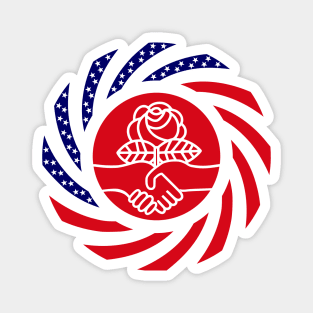 Democratic Socialist Murican Patriot Flag Series Magnet