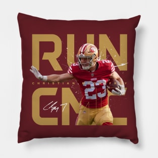 Christian Mccaffrey Run CMC Pillow