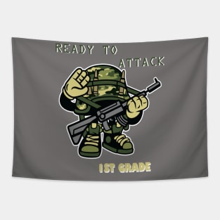 Ready To Attack 1st Grade Tapestry