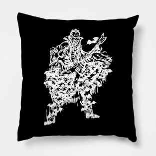 SEEMBO Vampire Playing Guitar Guitarist Musician Music Band Pillow