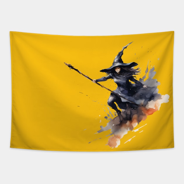 Halloween witch Tapestry by ShopBuzz