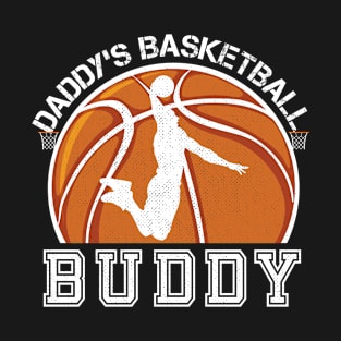 Daddy's Basketball Buddy baby Kids Baller T-Shirt