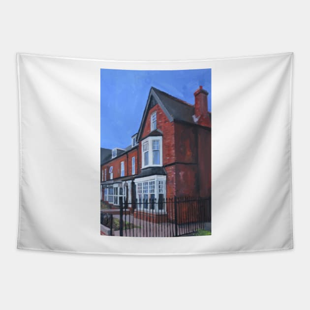 Houses In Hull, England Tapestry by golan22may