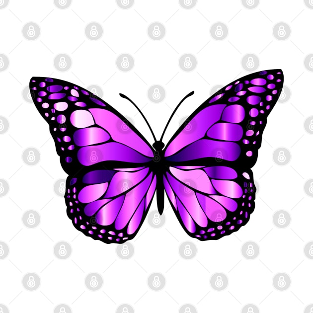 Cute Colorful Butterfly art design by CLOCLO