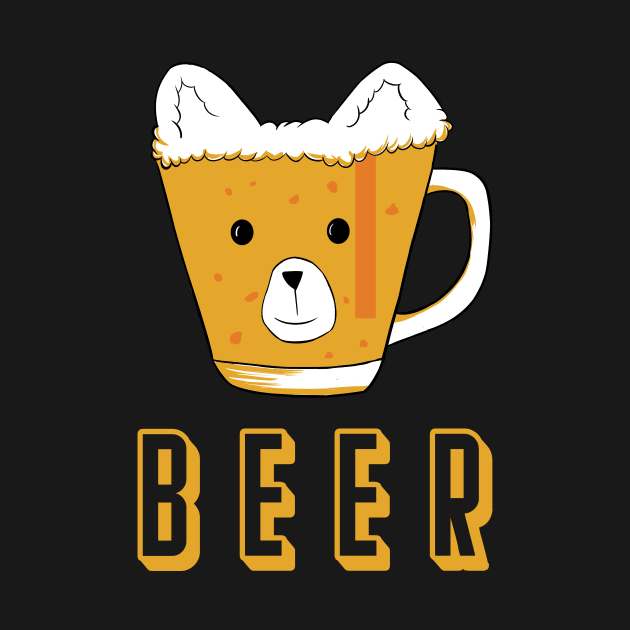 Beer kawaii cute by cypryanus