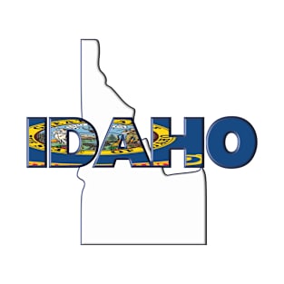 Idaho Colored State Letters T-Shirt