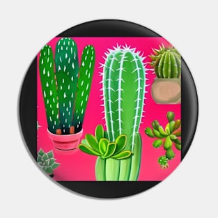 Succulents and Cacti Pin