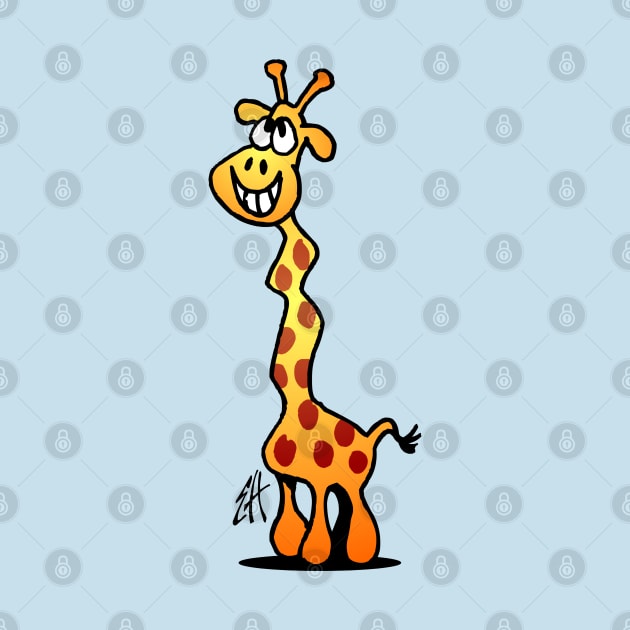 Joyful giraffe by Cardvibes