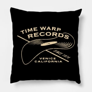 Time Warp Vinyl Records by © Buck Tee Originals Pillow