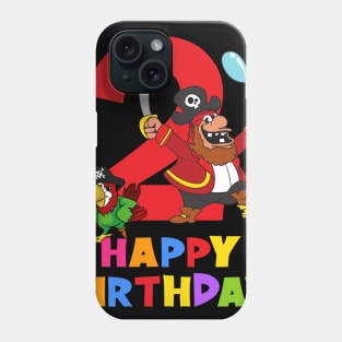 2nd Birthday Party 2 Year Old 2 Years Phone Case