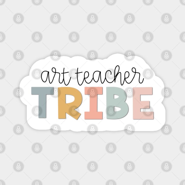 Art Teacher Tribe Muted Pastels Magnet by broadwaygurl18