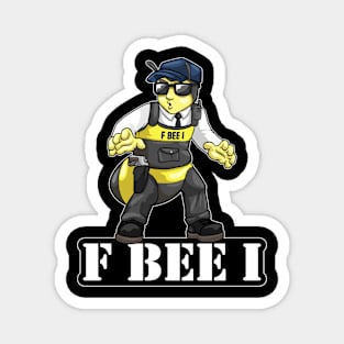 Beekeeper Honey Bees FBI Police Bee Beekeeping Magnet