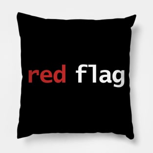 Red Flag Pillow