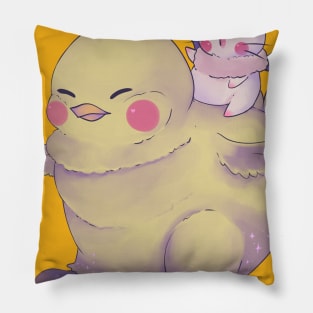 Fat Chocobo (2019 Redux) Pillow